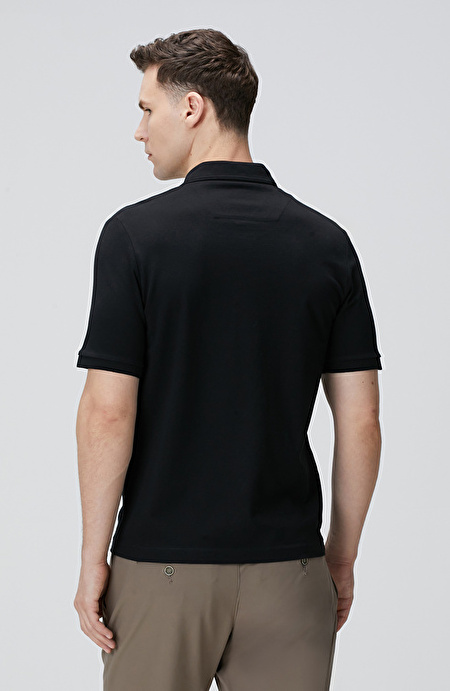 Siyah Polo T-shirt_4
