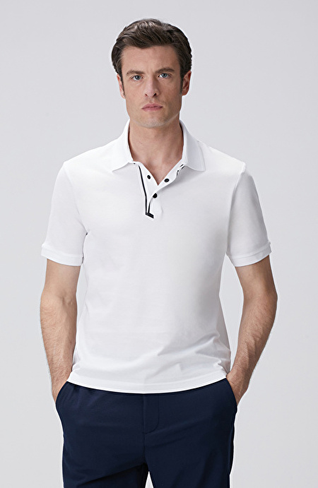 Beyaz Polo T-shirt