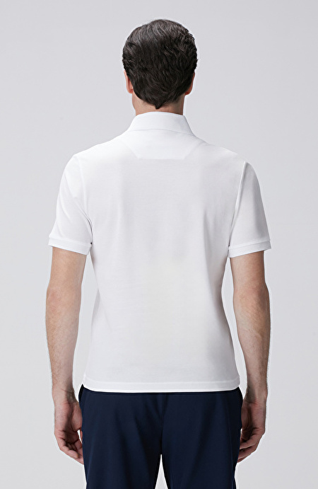Beyaz Polo T-shirt_4