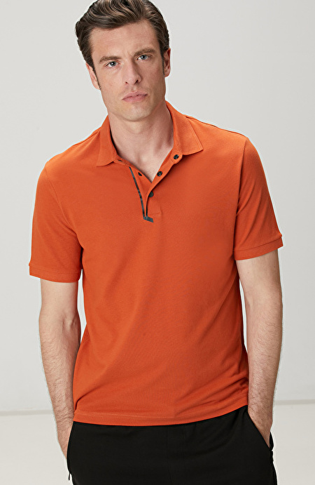 N-Tech Turuncu Polo Yaka T-shirt_1