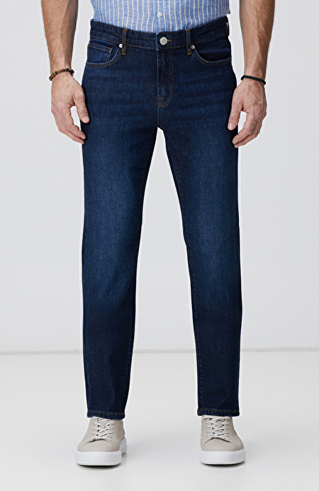 Lacivert Denim Pantolon_1