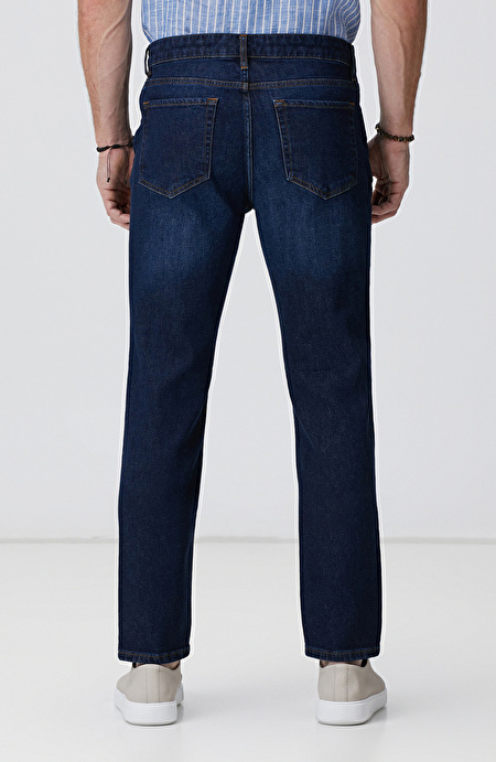 Lacivert Denim Pantolon_2
