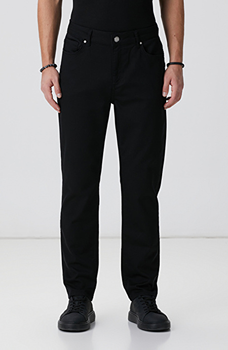 Siyah Casual Pantolon_1