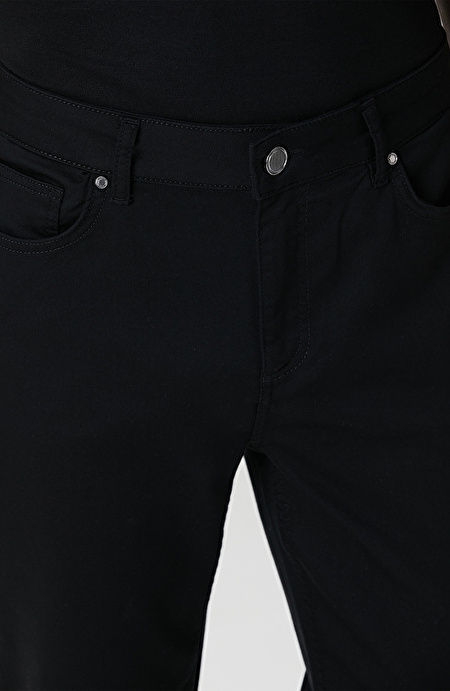 Siyah Casual Pantolon_3