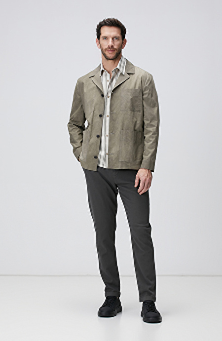Antrasit Diyagonal Desenli Jogger Pantolon