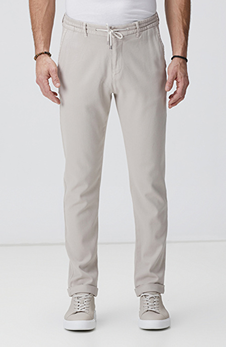 Taş Diyagonal Desenli Jogger Pantolon_1