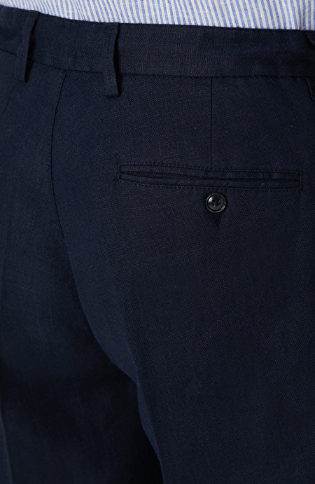 Lacivert Keten Pantolon_4