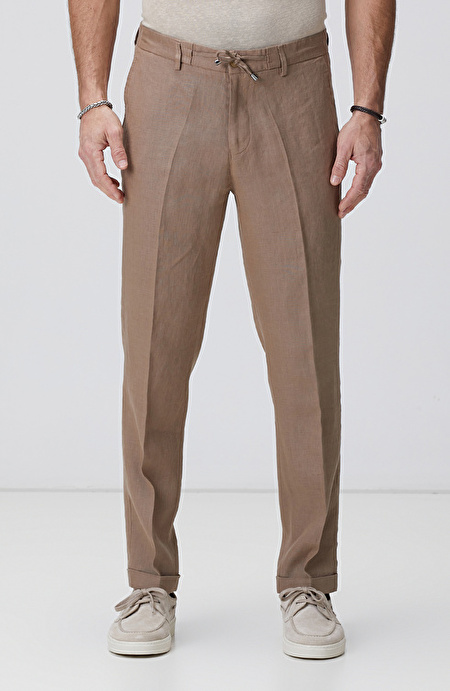 Vizon Keten Jogger Pantolon_1