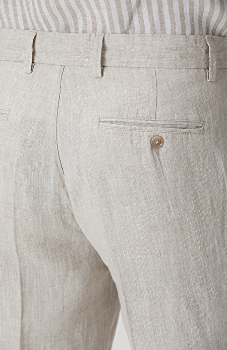 Naturel Keten Jogger Pantolon_4