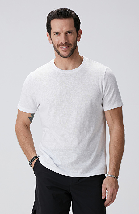 Beyaz Basic T-shirt_1
