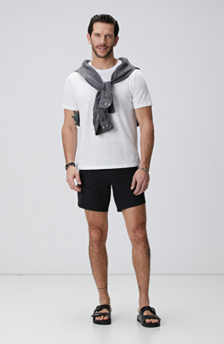 Beyaz Basic T-shirt_2