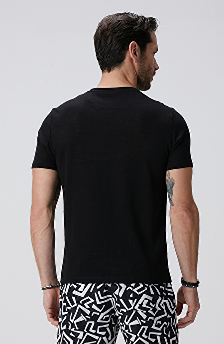 Siyah Basic T-shirt_5