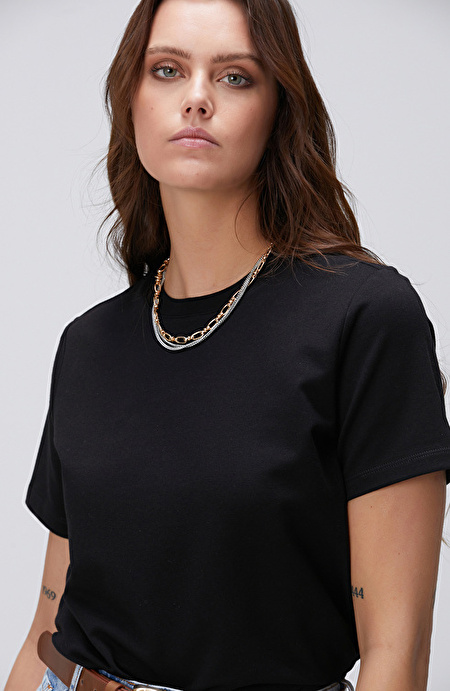 Siyah Basic T-shirt_1