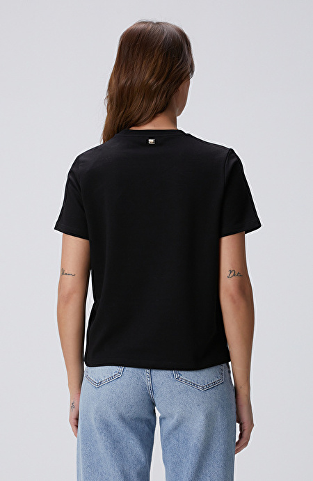 Siyah Basic T-shirt_4