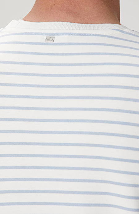 Kırık Beyaz Mavi T-shirt_6