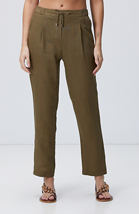 Haki Keten Pantolon_1