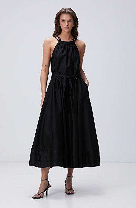 Siyah Maxi Elbise_2