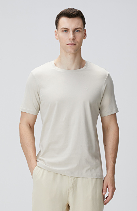 Bej Basic T-shirt