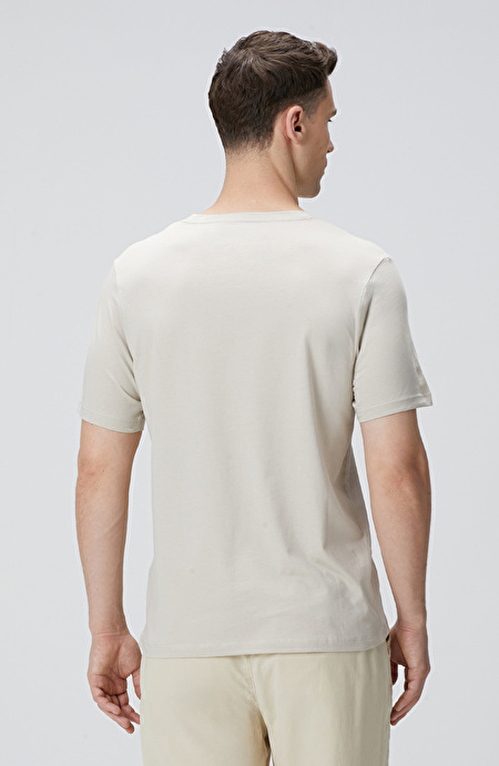 Bej Basic T-shirt_4