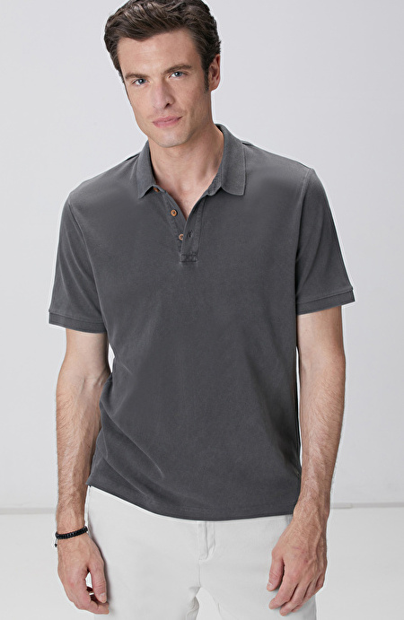 Antrasit Polo T-shirt_1