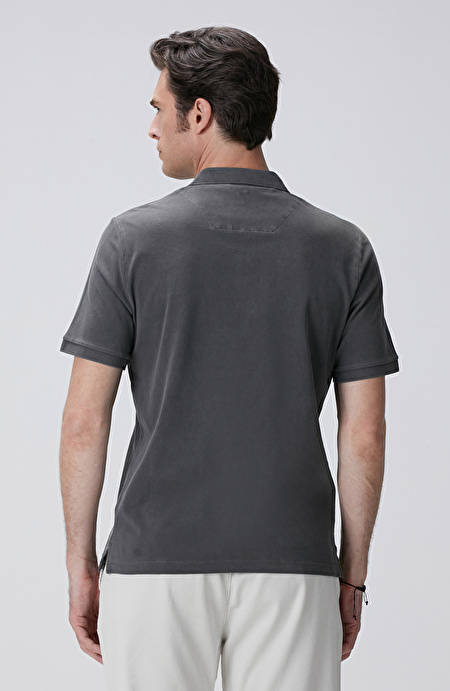Antrasit Polo T-shirt_4