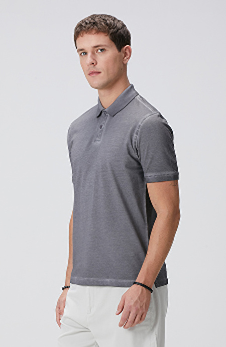 Antrasit Polo Yaka T-shirt_3