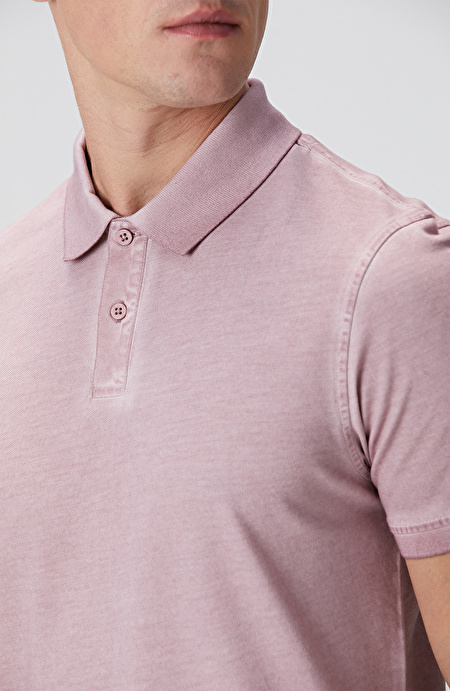 Gül Kurusu Polo Yaka T-shirt_5