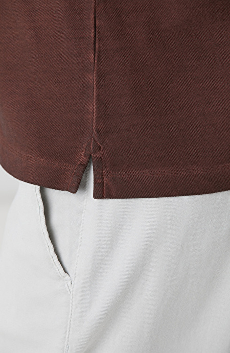 Kahverengi Polo Yaka T-shirt_6