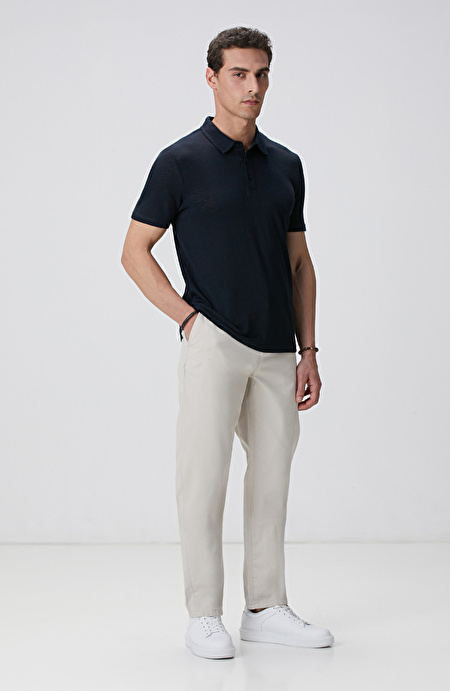 Lacivert Polo Yaka T-shirt_2