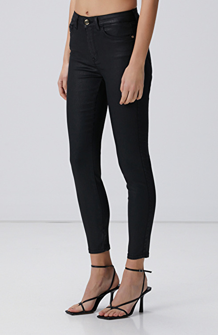 Siyah Skinny Denim Pantolon_1