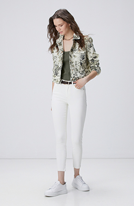 Beyaz Denim Pantolon_2