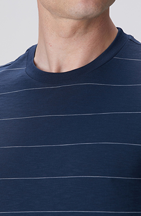Lacivert Kırık Beyaz T-shirt_5