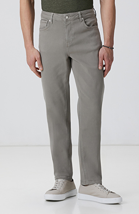 Açık Haki Denim Pantolon_1