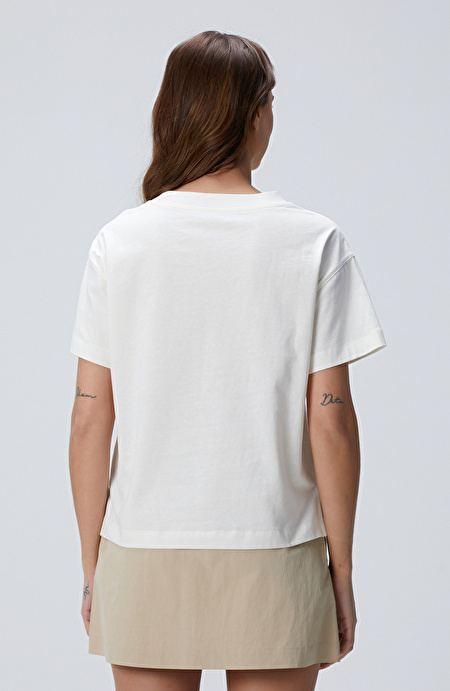 N-Tech Kırık Beyaz T-shirt_4