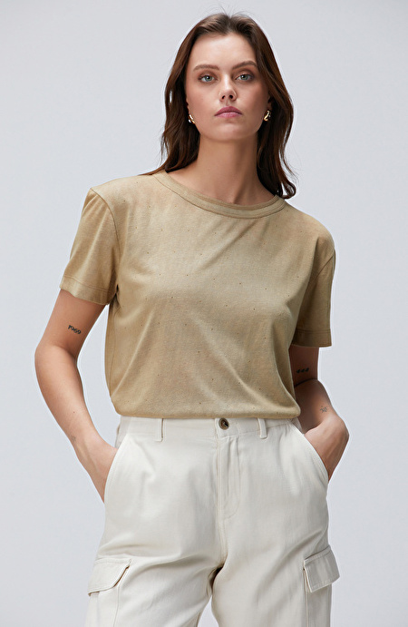 Açık Haki T-shirt
