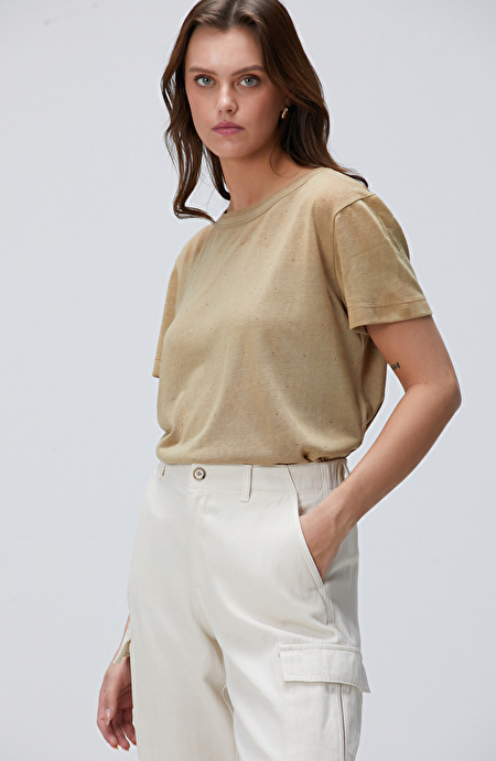 Açık Haki T-shirt_3