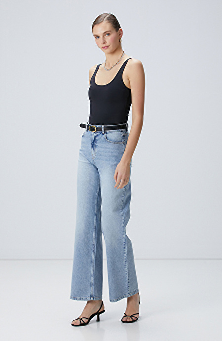 Siyah Jarse Bodysuit T-shirt_1