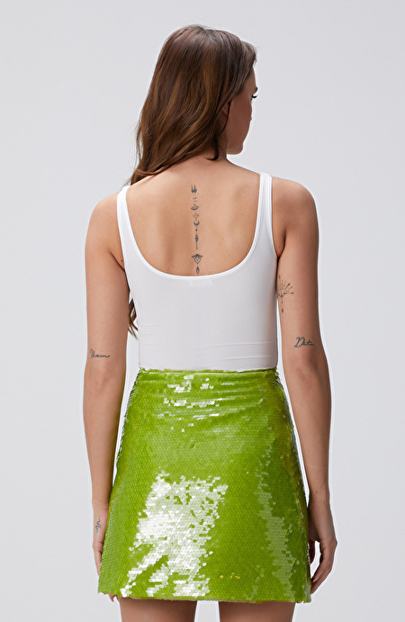 Beyaz Bodysuit T-shirt_4