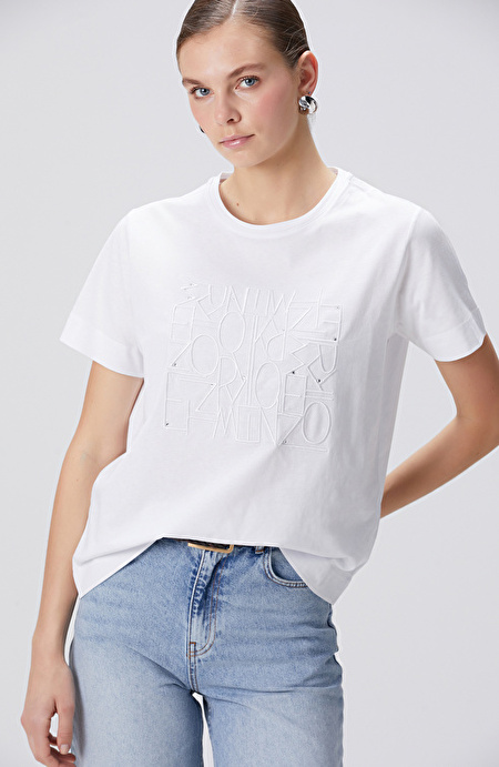 Beyaz T-shirt