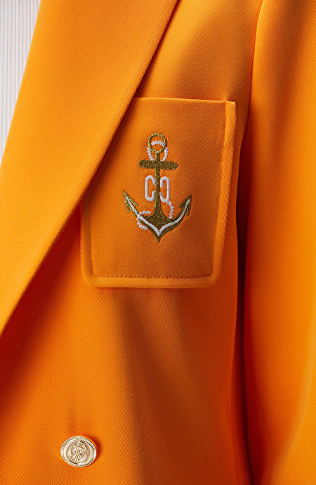 Turuncu Blazer Ceket_5