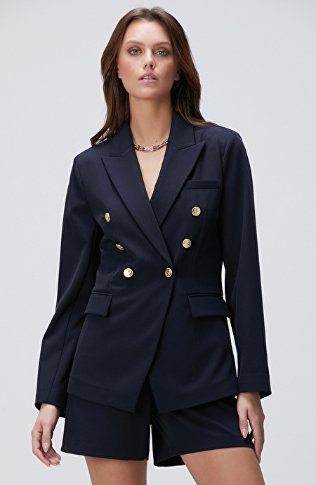Lacivert Blazer Ceket