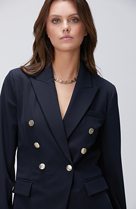Lacivert Blazer Ceket_1