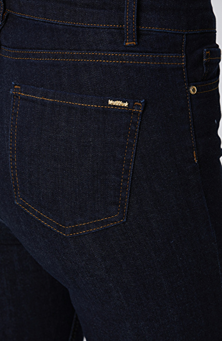 Lacivert Raw Denim Pantolon_4