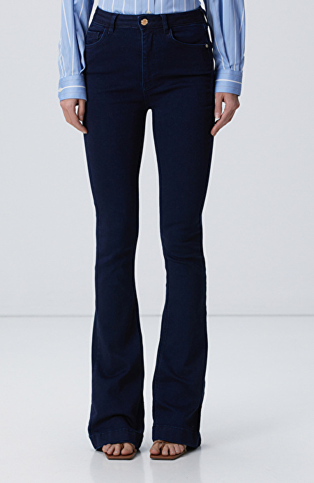 Koyu Lacivert Denim Pantolon_1