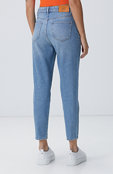 Açık İndigo Denim Pantolon_4