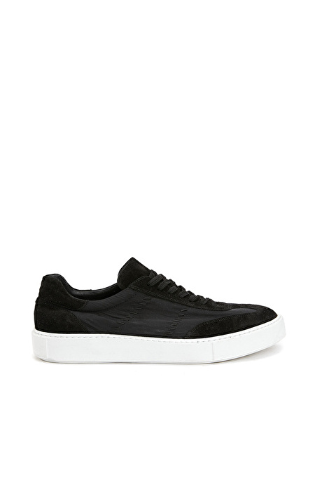 Siyah Erkek Süet Sneaker_1