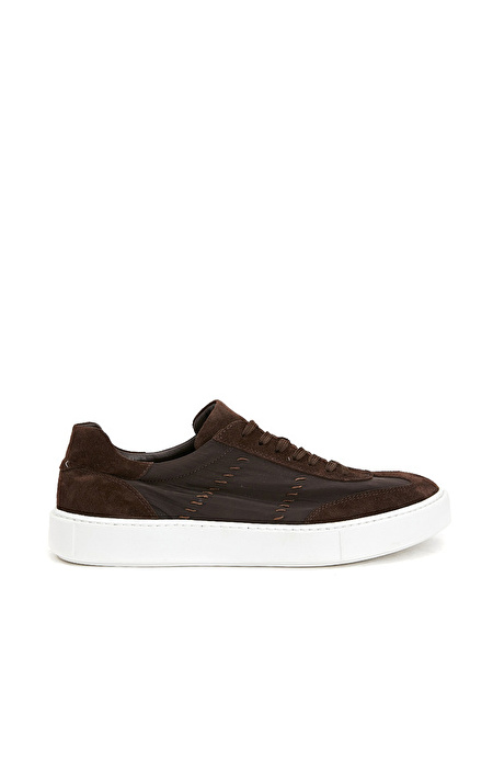 Kahverengi Erkek Süet Sneaker_1