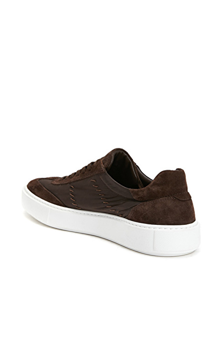 Kahverengi Erkek Süet Sneaker_2