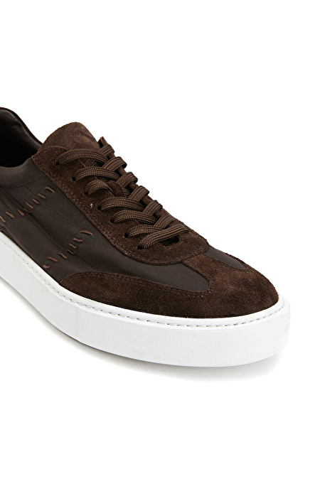 Kahverengi Erkek Süet Sneaker_4