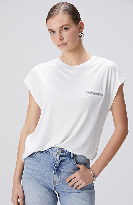 Optik Beyaz T-shirt